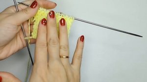 НУ ОЧЕНЬ ПРОСТАЯ ЭЛАСТИЧНАЯ РЕЗИНКА / Как связать резинку на рукава /Планка/Шикарная резинка спицам