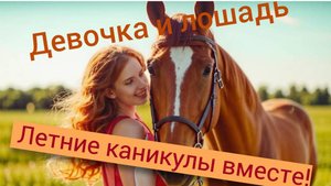 Девочка и лошадь по имени Огонёк