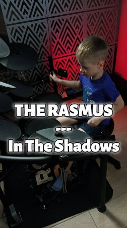 In The Shadows | Кавер | 6-летний барабанщик #drumcover #therasmus #drums #shorts #cover #кавер