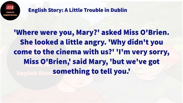Learn English Through Story ★ Subtitle  A Little Trouble in Dublin ( Level 1 )
