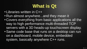 13. What is Qt