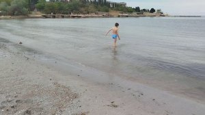 Открываем купальный сезон. Пробуем воду в море. 18 мая 2025 год.