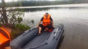 Наш пикник и путешествие на лодке.