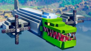 Я ПОСТРОИЛ БОМБАРДИРО КРОКАДИЛО В МАЙНКРАФТЕ