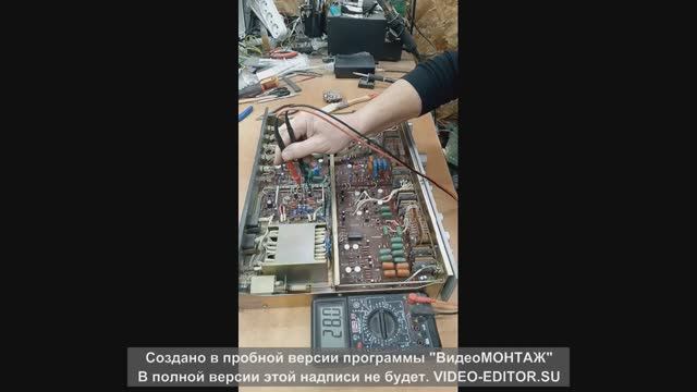 Амфитон УП-003С. Профилактика и мелкий ремонт БП. смотреть онлайн