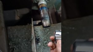 Восстановление резьбы er32 на валу шпинделя Tecnomotor