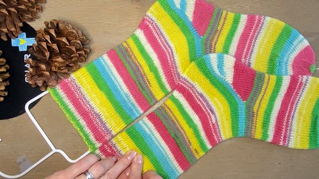 Носки из секционной пряжи смотреть онлайн