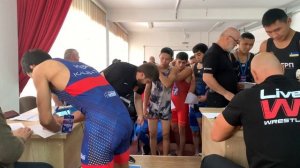 Взвешивание борцов Россия 2024 до 24 лет, до 57, 70 и 61 кг.