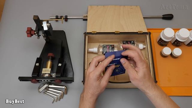 Набор для заточки ножей от PDTools. Эльборовые бруски Premium