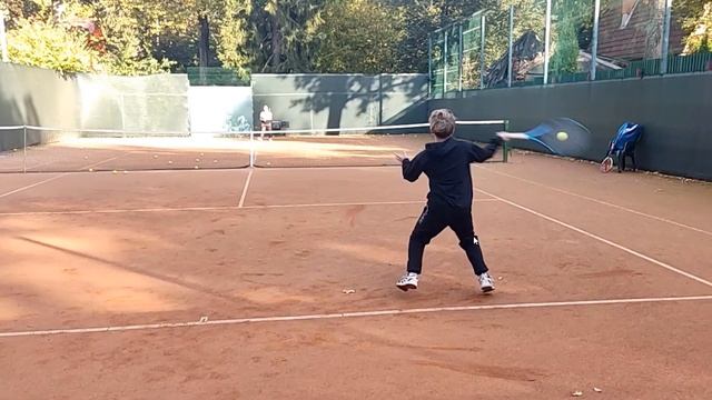 Выбор способа forehand удар справа в теннисе в зависимос?