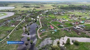 Противопаводковую дамбу на р. Ишим в Тюменской области продолжают укреплять