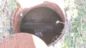 Гидродинамическая промывка чугунной трубы