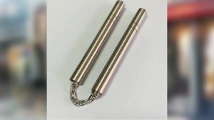 Нунчаки-трость из нержавеющей стали складные 55 см