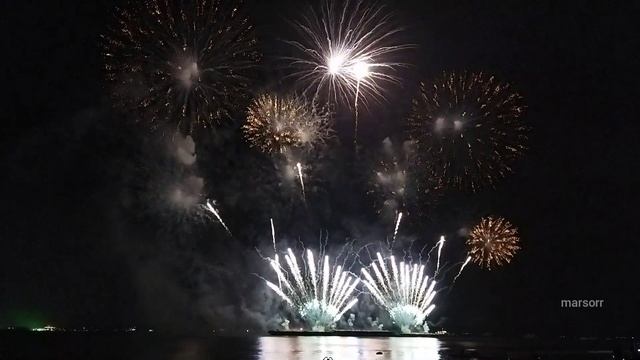 просто вечер фейерверков ч.20 салют, цветные огни