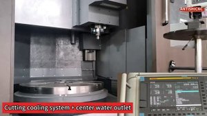 Вертикальный токарный станок с ЧПУ, CNC Vertical Lathe Turning Millin