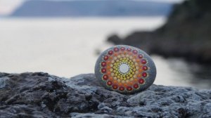 Май 2019 мандала на пляже Инжир