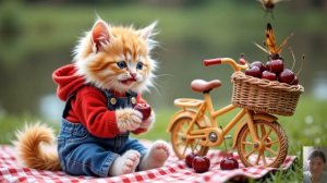 A Day in the Life of a Kitten Who Dreams of Horseback Riding