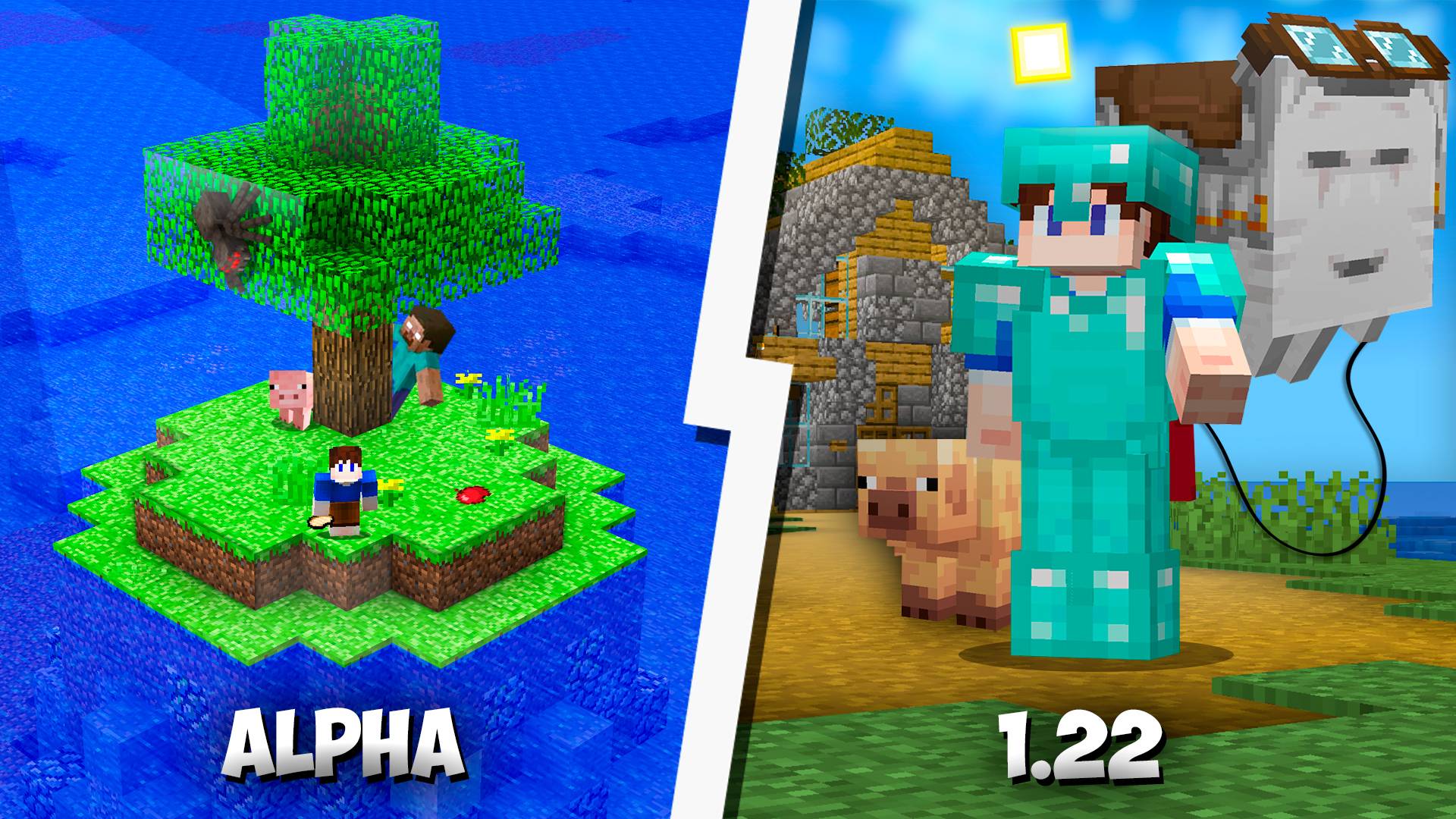 Выжил на ОСТРОВЕ ОБНОВЛЕНИЙ в Майнкрафт!