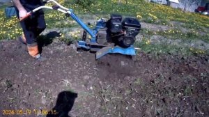 Обзор и работа с фрезами мотоблока Нева мб 2.