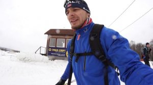 На беговых лыжах с горнолыжного склона