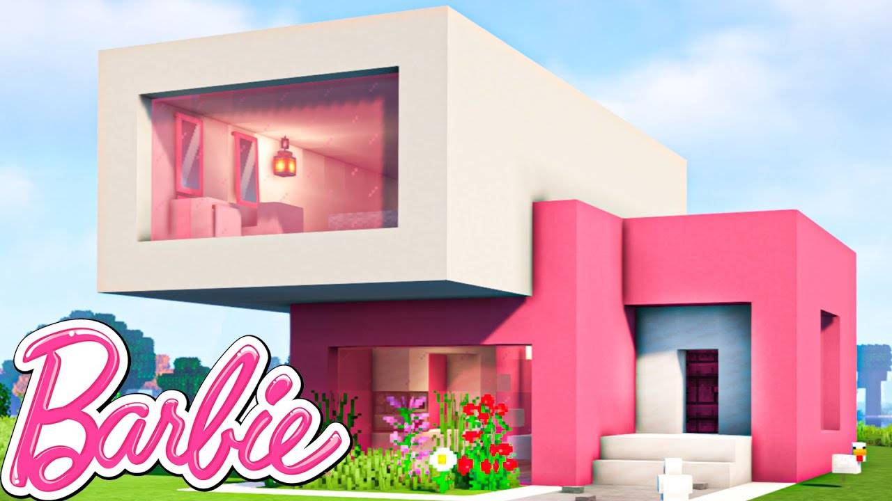 ДОМ КУКЛЫ БАРБИ В МАЙНКРАФТЕ смотреть онлайн