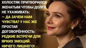 Измена жены. Холостяк притворяется женатым и заводит замужнюю любовницу для редких встреч.