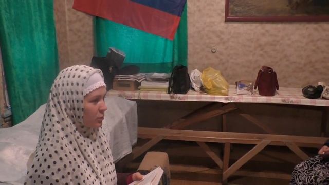 Воскресная школа.   Надежда Дмуха читает жития святых.  Сентябрь. 2017