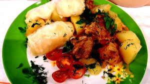 54.Штрули с мясом, капустой и картошкой