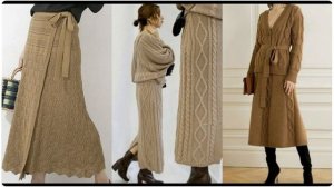 ЗИМНИЕ ЮБКИ 2025💖 ШИКАРНЫЕ ВЯЗАНЫЕ УЗОРЫ И ЭЛЕГАНТНЫЕ ?