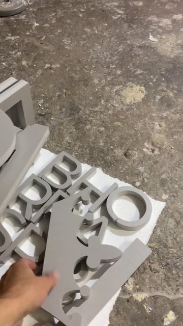 Резка изделий из пенопласта, буквы, вывески смотреть онлайн