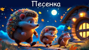 🎵  Песенка "Тихая сказка" на стихи С.Я. Маршака. Колыбельная песенка про семью ёжиков!