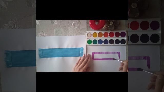 Шарф (малювання для дітей молодшої групи).Аліна Жила. З смотреть онлайн