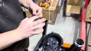 Установка насосной части для грязевой мотопомпы от пр