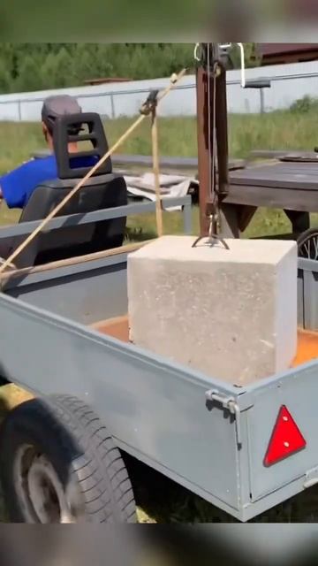 🦾 Бетонный блок & мотоблок 🏗️ #своимируками #diy #мото? смотреть онлайн