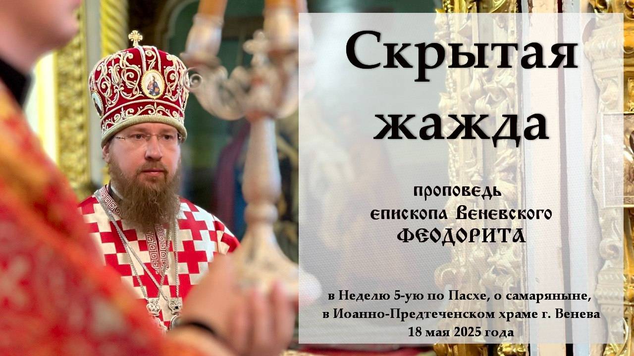 "Скрытая жажда". Епископ Венёвский Феодорит.
