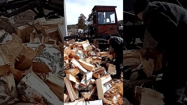 Дровокол монстр и Огромный чурбак😀😀😀 смотреть онлайн