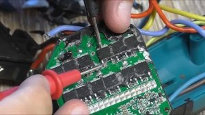 Не запускается китайская бесщеточная УШМ   РЕМОНТ