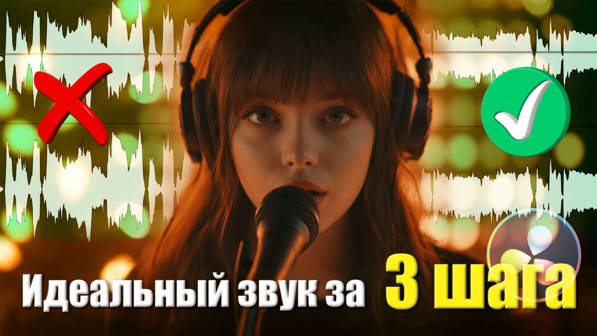 3 ШАГА к чистому звуку в Davinci Resolve. Секреты нормализации эквализации и компрессии