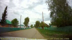 Проезд по с. Выдриха с верху до низу.