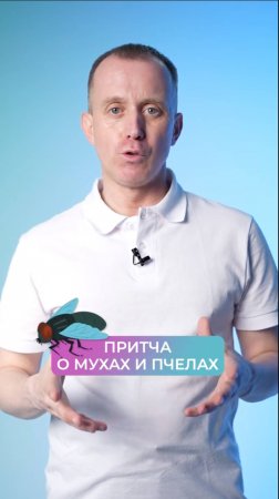 Притча о мухах и пчелах, которую должен услышать каждый!  #притча