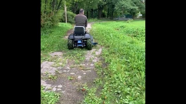 Испытания садового трактора Нева МТ1 смотреть онлайн