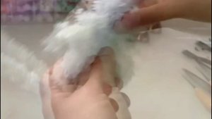 Еще одна двухцветная собачка из двух фурстиков.
