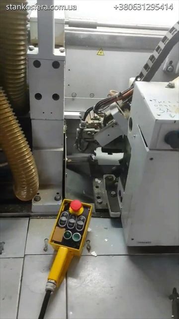 Homag KAL 310 кромкооблицювальний станок бу з прифуговкою т смотреть онлайн