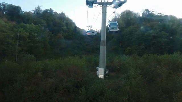 Красная Поляна, Сочи и обзор сверху смотреть онлайн