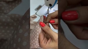 Шьем манжет на резинке.