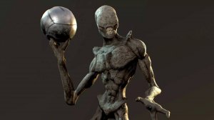 Asset Unity - Demon Horror Creature with Weapon