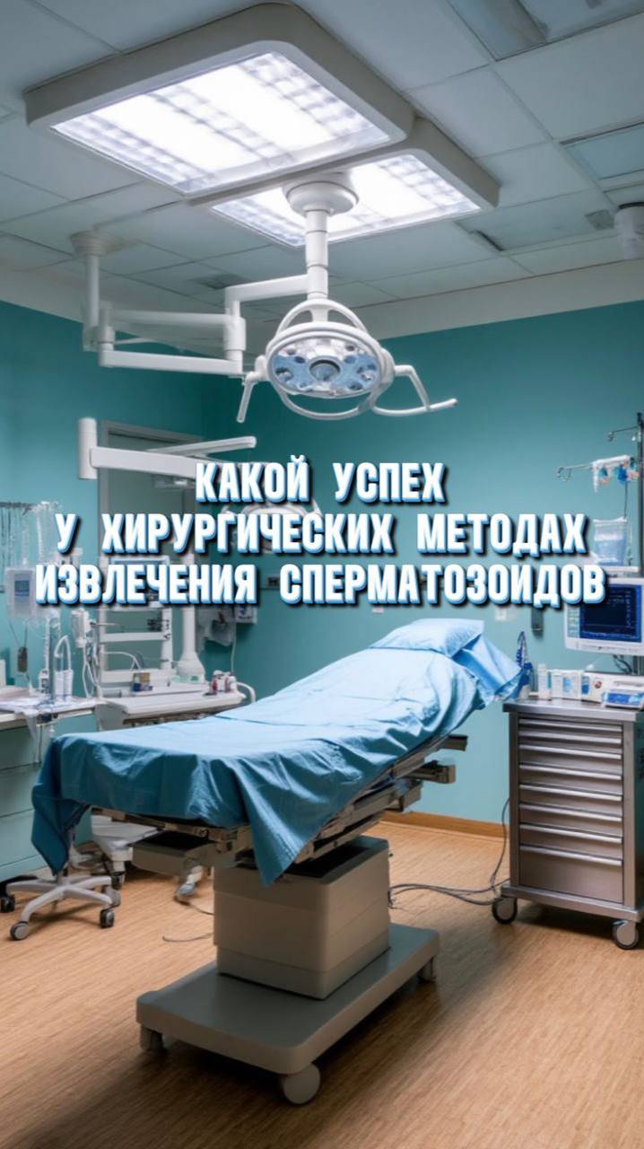 Какой успех у хирургических методах извлечения сперматозоидов