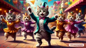 КОТИКИ ТАНЦУЮТ ЛАТИНУ!
