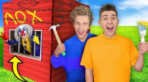 А4-Запер КЛОУНА в НЕПРОБИВАЕМОМ ЯЩИКЕ !