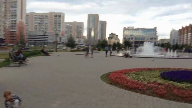 ПРОСПЕКТ ЕРМАКОВА.САМЫЙ КРАСИВЫЙ  ФОНТАН! НОВОКУЗНЕЦК